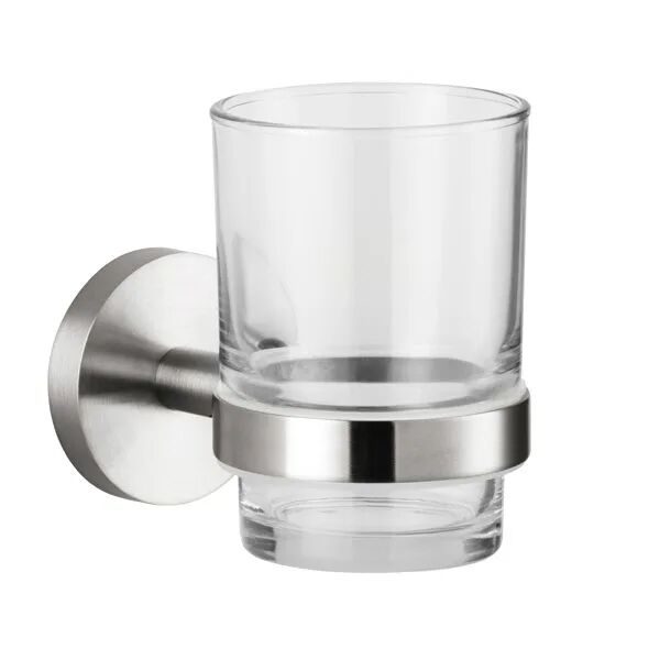 Avenarius Serie 190 Edelstahl Glashalter mit Glas
