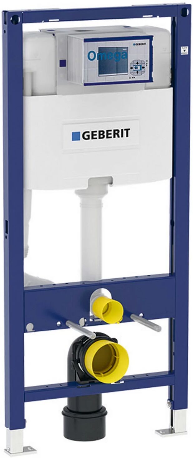 Geberit Duofix Element für Wand-WC, 112 cm, mit Omega UP-Spülkasten 12 cm, für Betätigung von vorne