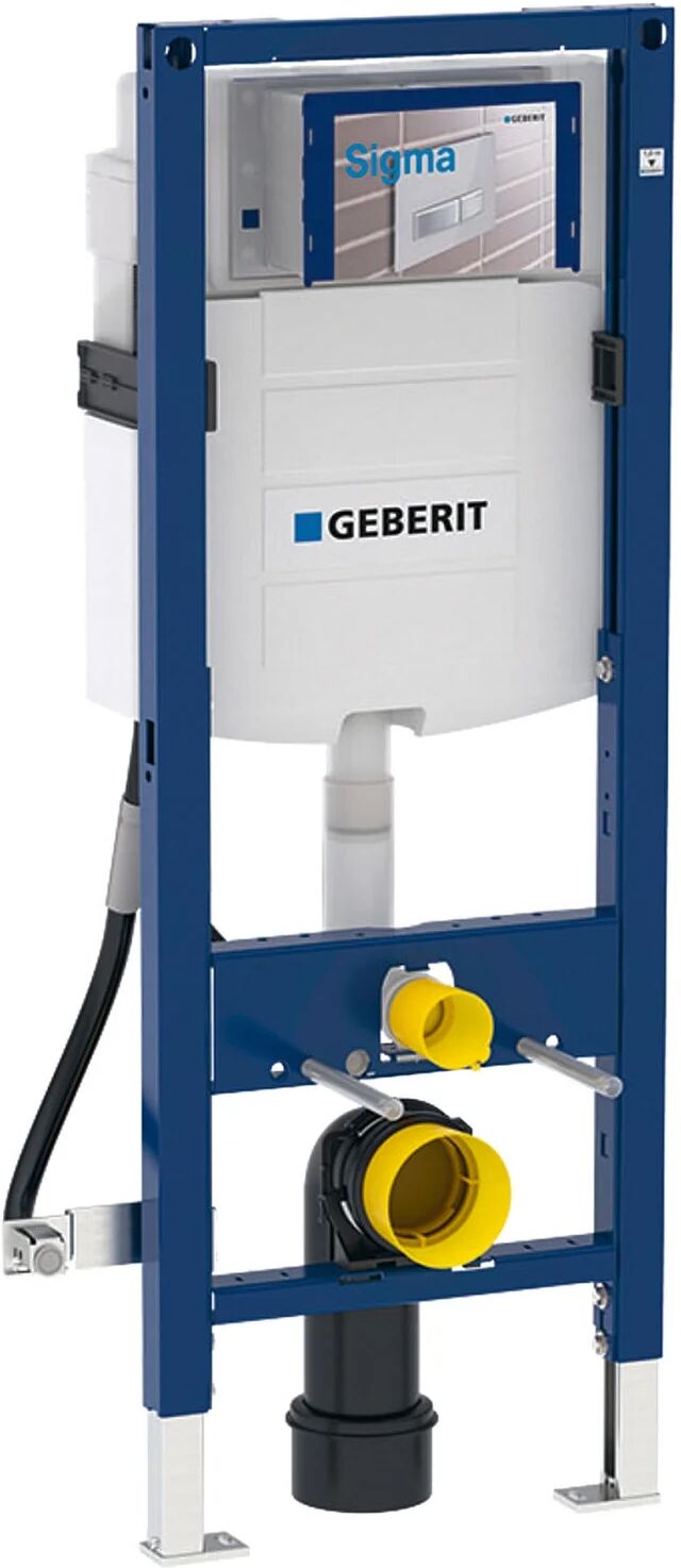 Geberit Duofix Element für Wand-WC, 112 cm, mit Sigma UP-Spülkasten 12 cm, barrierefrei, für Betätigung von vorne