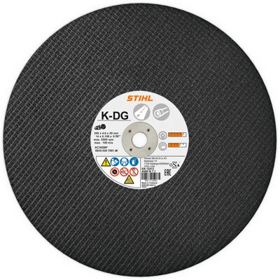 STIHL Resin-Scheibe zum Asphalt- und Rohrschneiden - K-DG - 0835-030-7002 STIHL Resin-Scheibe zum Asphalt- und Rohrschneiden - K-DG - 0835-030-7002