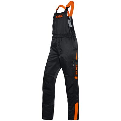 STIHL Latzhose DYNAMIC (Design A) Gr. XL+6, anthrazit/warnorange, Schnittschutz EN 381, wasserdicht STIHL Latzhose DYNAMIC (Design A) Gr. XL+6, anthrazit/warnorange, Schnittschutz EN 381, wasserdicht