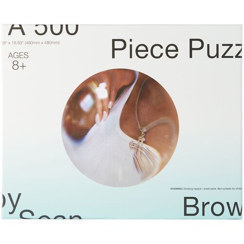 Curves by Sean Brown Blue & White Fisheye Puzzle UNI