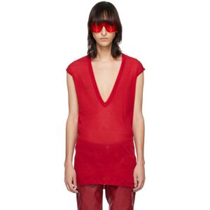 Rick Owens Red Dylan T-Shirt XL