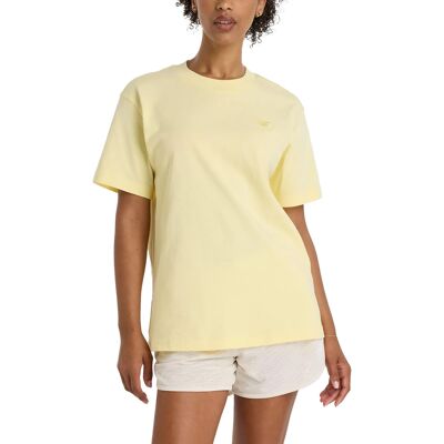 New Balance Athletics Jersey Tee Parchment XS Damen New Balance Athletics Jersey Tee Parchment XS Damen