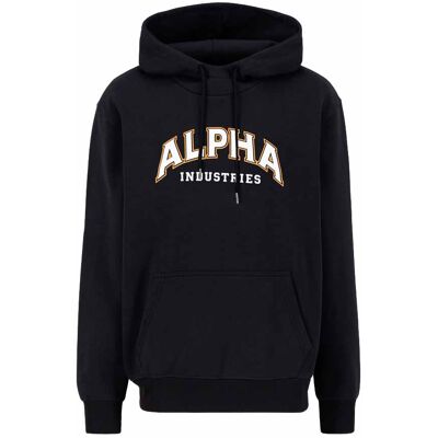 Alpha Industries Coolege Hoodie Black S Herren Alpha Industries Coolege Hoodie Black S Herren