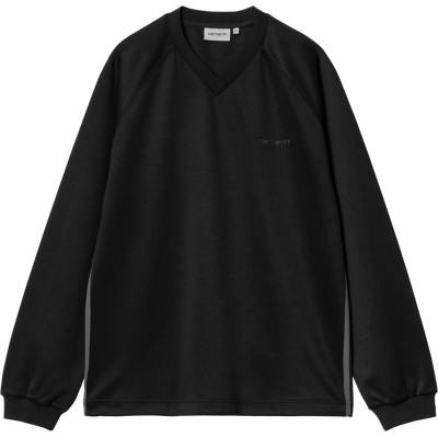 Carhartt WIP Bolan V-Neck Sweater Black / Graphite XL Herren Carhartt WIP Bolan V-Neck Sweater Black / Graphite XL Herren