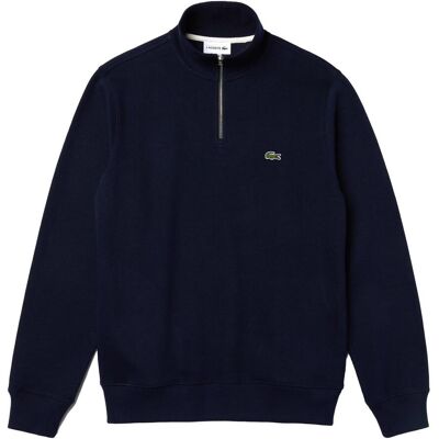 Lacoste Small Logo 1/4-Zip Sweater Navy Blue M Herren Lacoste Small Logo 1/4-Zip Sweater Navy Blue M Herren