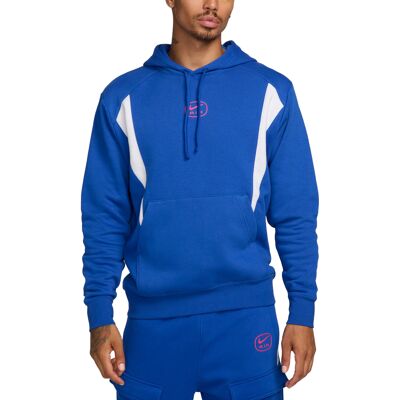 Nike Air Fleece Hoodie Game Royal / Pink Foam / Hyper Pink S Herren Nike Air Fleece Hoodie Game Royal / Pink Foam / Hyper Pink S Herren