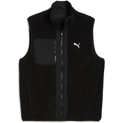 Puma Reversible Hybrid Sherpa Vest Black S Herren Puma Reversible Hybrid Sherpa Vest Black S Herren