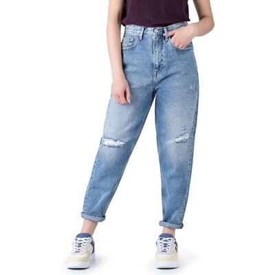 Tommy Jeans Mom Hanf-Jeans Denim Light 28/28 Damen Tommy Jeans Mom Hanf-Jeans Denim Light 28/28 Damen