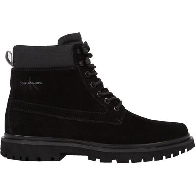 Calvin Klein Eva Mid Laceup Suede Boots Black / Stormfront 45 Herren Calvin Klein Eva Mid Laceup Suede Boots Black / Stormfront 45 Herren