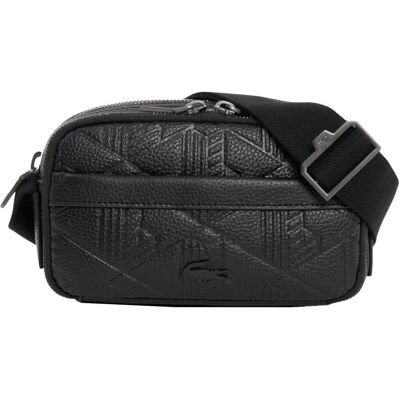 Lacoste Megagrain Satchel Black Stück Unisex Lacoste Megagrain Satchel Black Stück Unisex