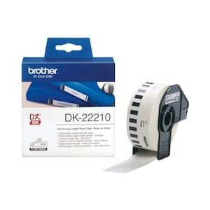 Brother DKN55224 Papier Schwarz auf Weiß Rolle (5,4cm x 30,5m)