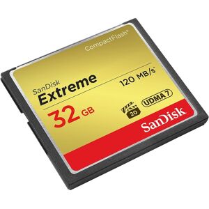 SanDisk Extreme 32 GB CompactFlash Speicherkarte bis zu 120 MB/s