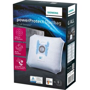 Siemens VZ41FGALL PowerProtect Typ G ALL Staubsaugerbeutel + Filter (4Stk)