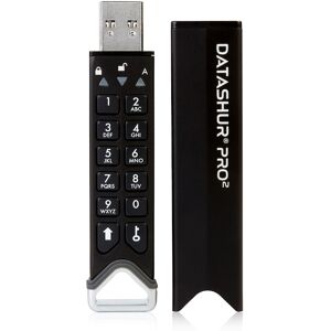 iStorage datAshur PRO2 16 GB USB3.2 Stick mit PIN-Schutz Aluminium