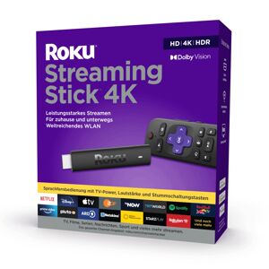 Roku Streaming Stick 4K   HD/4K/HDR Streaming-Media-Player