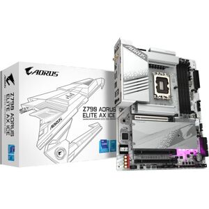 GIGABYTE Z790 AORUS ELITE AX ICE ATX Mainboard Sockel 1700 DP/HDMI/WIFI/BT