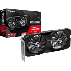 ASROCK AMD Radeon RX 6600 Challenger D Grafikkarte 8GB GDDR6 HDMI, 3x DP