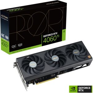 ASUS ProArt RTX 4060Ti OC Grafikkarte 16GB GDDR6X, 1xHDMI, 3xDP