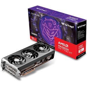 Sapphire Technologies SAPPHIRE AMD Radeon RX 7700 XT Nitro+ OC Grafikkarte 12GB GDDR6 2xHDMI/2xDP