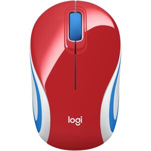 Logitech M187 Kabellose Maus Rot