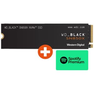 Western Digital WD_BLACK SN850X NVMe SSD 4 TB M.2 2280 PCIe 4.0 + 30 Euro Spotify Premium Code