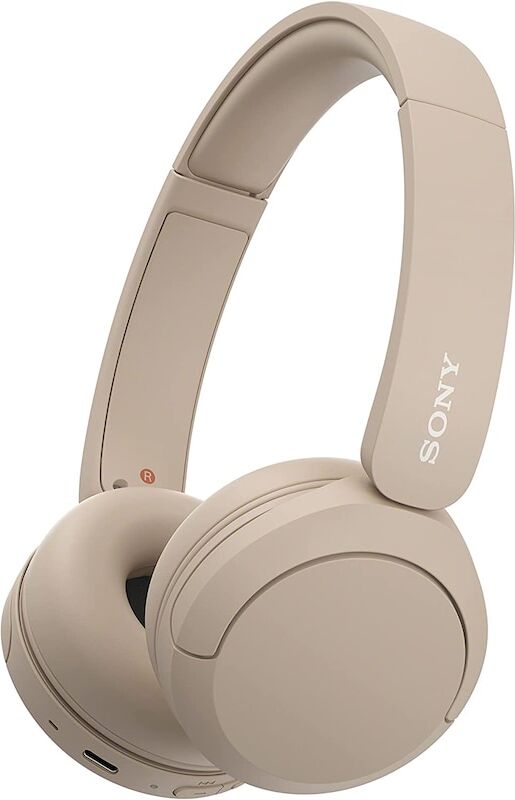 Sony WH-CH520 Beige Over Ear Kopfhörer mit Bluetooth