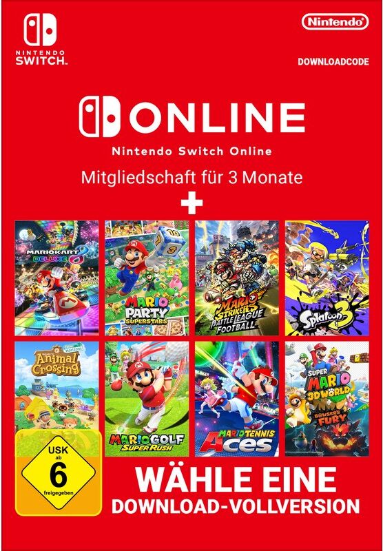 Multi-software + NSO 90 days - Nintendo Digital Code