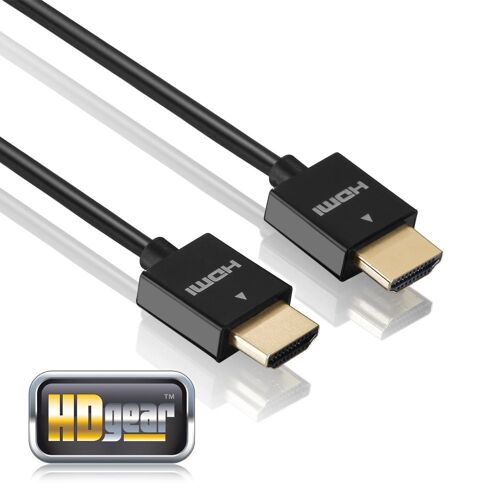 HDGear »- Super Slim High Speed HDMI Kabel - 1,00m« HDMI-Kabel