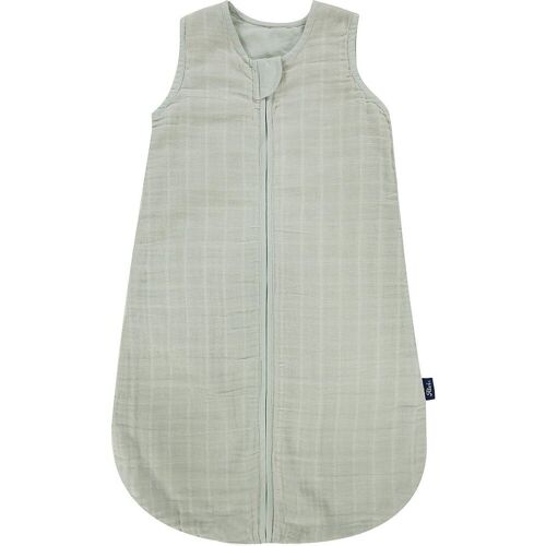 Alvi® Babyschlafsack »Sommer- Schlafsack Mull uni blau Gr. 90«, grün 110