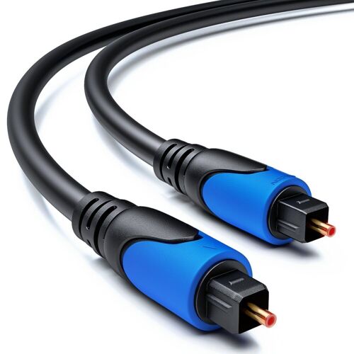 deleyCON »3m Toslink Kabel - Optisches Digital Audio Kabel - LWL SPDIF« Optisches-Kabel