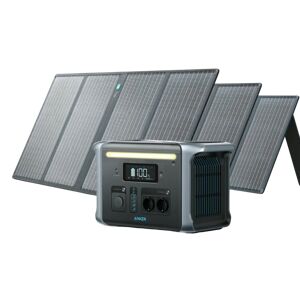 Anker SOLIX F1200 Solargenerator (Solargenerator 1229Wh mit 3x 100W Solarpanel)
