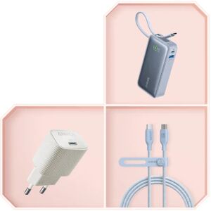 Anker Nano Powerbank + Wandladegerät + USB-C Kabel