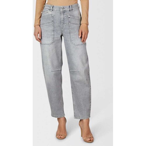 MARC AUREL Jeans mit Schmuckbändern schwarz 44