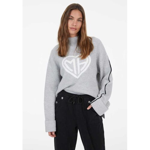 MARC AUREL Pullover in Rippen-Optik schwarz 44