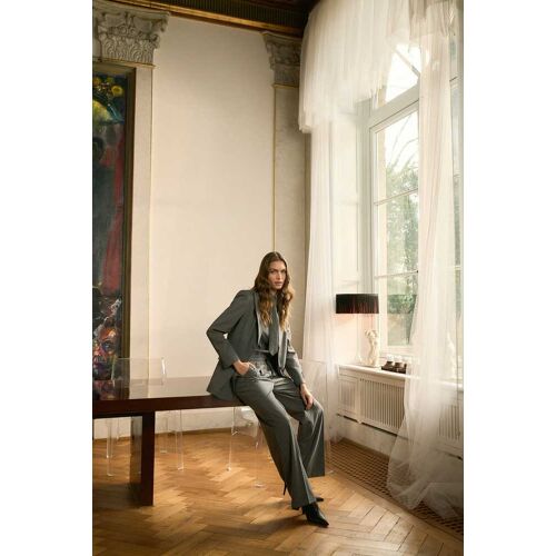 MARC AUREL Blazer und Schmuckbadge schwarz 34