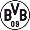 Wandtattoo WALL-ART "BVB Borussia Schriftzug mit Logo" Wandtattoos Gr. B/H/T: 100 cm x 100 cm x 0,1 cm, -, schwarz Wandtattoos Wandsticker