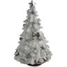 Weihnachtsfigur RIFFELMACHER & WEINBERGER "Weihnachtsbaum, Weihnachtsdeko" Dekofiguren Gr. H: 20 cm, bunt (weiß, silberfarben) Weihnachtsengel Weihnachtsfiguren