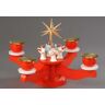Adventsleuchter ALBIN PREISSLER "Weihnachtsdeko rot" Kerzenhalter Gr. B/H/T: 22 cm x 19 cm x 22 cm, rot Windlichter Laternen