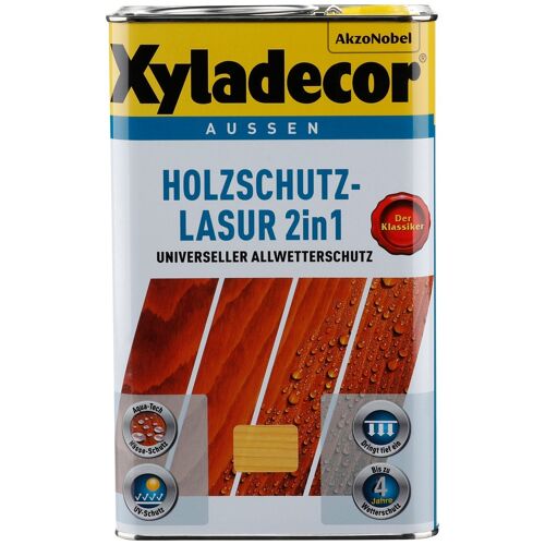 XYLADECOR  Holzschutzlasur "2in1" Farben 2,5 Liter, transparent 2,5 l, farblos Holzfarben Lasuren Farben