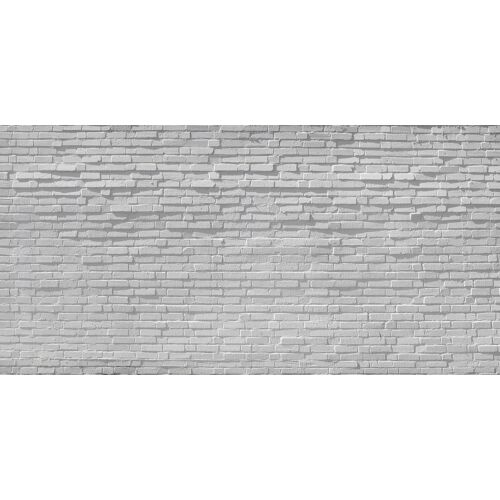 Architects Paper Fototapete Brick White, Backstein Mauer, Vlies, glatt B/L: 5 m x 2,5 grau Fototapeten Tapeten Bauen Renovieren