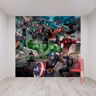 MARVEL Fototapete "Avengers" Tapeten Gr. B/L: 3 m x 2,8 m, bunt Fototapeten