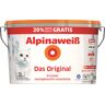 ALPINA Wandfarbe "Alpinaweiß Das Original" Farben Gr. 12 l 10000 ml, weiß (alpinaweiß) Wandfarbe