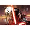 KOMAR Fototapete "STAR WARS EP7 Collage" Tapeten Gr. B/L: 368 m x 254 m, Rollen: 1 St., bunt Fototapeten Comic