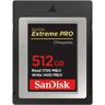 SANDISK Speicherkarte "CF Extreme PRO CFexpress, Typ B" Speicherkarten Gr. 512 GB, schwarz Speicherkarten