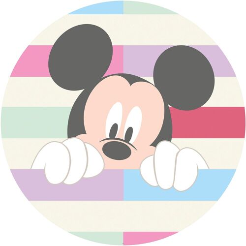 Komar Wandtattoo KOMAR „Mickey Peek-a-boo“ Wandtattoos Gr. B/H/T: 125 cm x 125 cm x 0,1 cm, Disney, bunt Wandtattoos Wandsticker selbstklebend