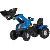 Tretfahrzeug ROLLY TOYS New Holland Tretfahrzeuge blau Kinder Kettcar Tretfahrzeug