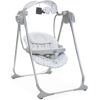 Babyschaukel CHICCO Polly Swing Up, Leaf grau (leaf) Baby Babywippen Schaukel Wippen