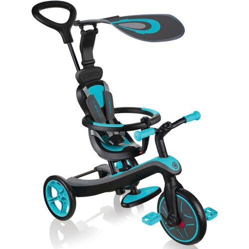 Dreirad GLOBBER "EXPLORER TRIKE 4in1" Dreiräder blau (türkis) Kinder Dreiräder